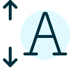 Font Expand Vertical Icon from Ultimate Duotone Set