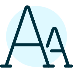 Font Size Icon from Ultimate Duotone Set