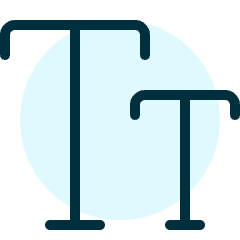 Small Caps Icon from Ultimate Duotone Set