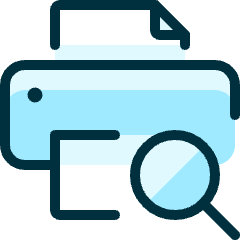 Printer View Icon from Ultimate Duotone Set
