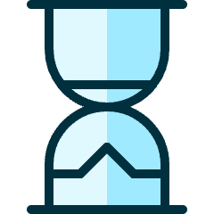 Hourglass Icon from Ultimate Duotone Set
