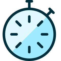 Time Stopwatch Icon from Ultimate Duotone Set