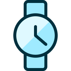 Watch Time Icon from Ultimate Duotone Set