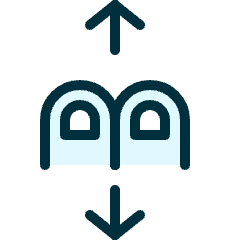 Gesture Scroll Icon from Ultimate Duotone Set