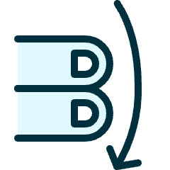 Gesture Swipe Vertical Down Two Fingers Icon from Ultimate Duotone Set