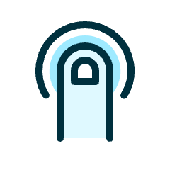 Gesture Tap Icon from Ultimate Duotone Set