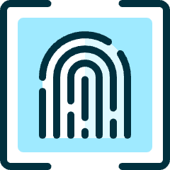 Touch Id 5 Icon from Ultimate Duotone Set