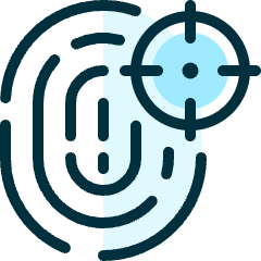 Touch Id Target Icon from Ultimate Duotone Set
