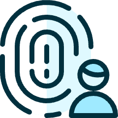 Touch Id User Icon from Ultimate Duotone Set