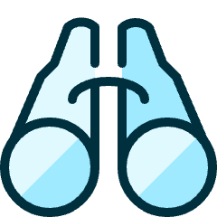 Binocular Icon from Ultimate Duotone Set