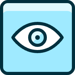 View Square Icon from Ultimate Duotone Set