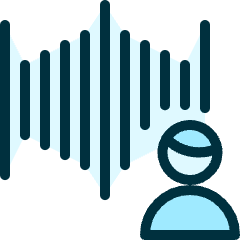 Voice Id User Icon from Ultimate Duotone Set