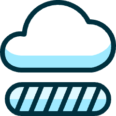 Cloud Loaded Icon from Ultimate Duotone Set