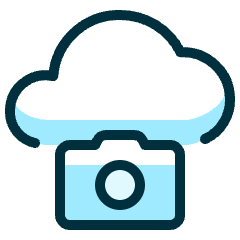 Cloud Photo Icon from Ultimate Duotone Set
