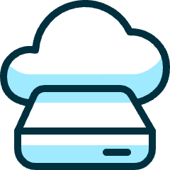 Cloud Storage Drive Icon from Ultimate Duotone Set