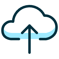 Cloud Upload Icon from Ultimate Duotone Set