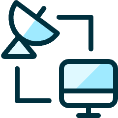 Monitor Antenna Icon from Ultimate Duotone Set
