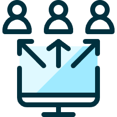 Monitor Team Icon from Ultimate Duotone Set