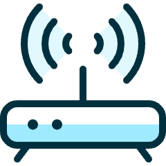 Router Signal Icon from Ultimate Duotone Set