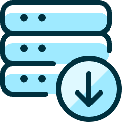 Server Download Icon from Ultimate Duotone Set