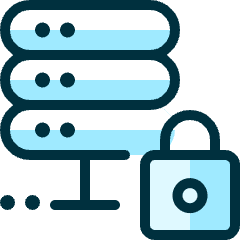 Server Lock 1 Icon from Ultimate Duotone Set