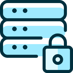 Server Lock Icon from Ultimate Duotone Set