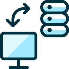 Server Monitor Exchange Icon from Ultimate Duotone Set