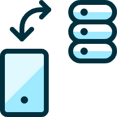 Server Phone Exchange Icon from Ultimate Duotone Set
