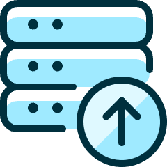 Server Upload Icon from Ultimate Duotone Set