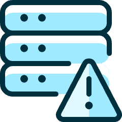 Server Warning Icon from Ultimate Duotone Set