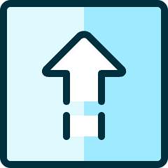 Upload Square 1 Icon from Ultimate Duotone Set
