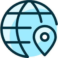 Network Pin Icon from Ultimate Duotone Set