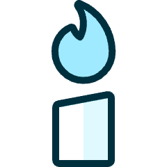 Candle Icon from Ultimate Duotone Set