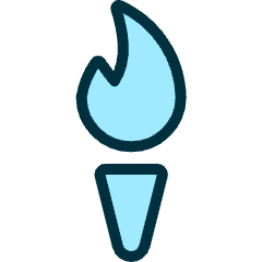 Torch Icon from Ultimate Duotone Set
