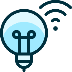 Smart Light Wifi Icon from Ultimate Duotone Set