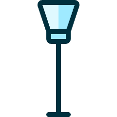 Standing Lamp Icon from Ultimate Duotone Set