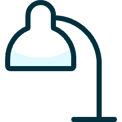 Table Lamp Hanging Icon from Ultimate Duotone Set