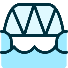 Bridge Icon from Ultimate Duotone Set