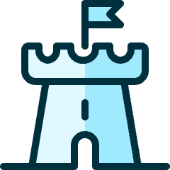 Historical Building Castle Icon from Ultimate Duotone Set