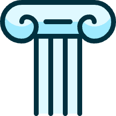 Historical Building Pillar Icon from Ultimate Duotone Set