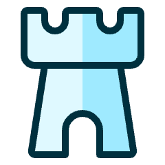 Historical Building Tower Icon from Ultimate Duotone Set