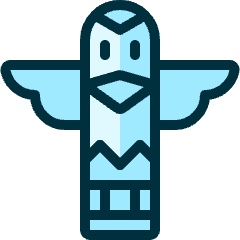Landmark Totem Pole Icon from Ultimate Duotone Set