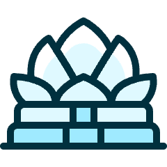 Landmark Angkor Wat Icon from Ultimate Duotone Set