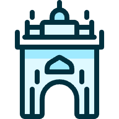 Landmark Gate Icon from Ultimate Duotone Set