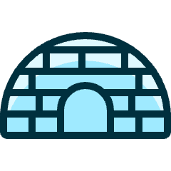 Igloo Icon from Ultimate Duotone Set