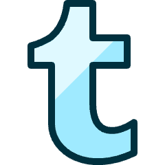 Tumblr Logo Icon from Ultimate Duotone Set