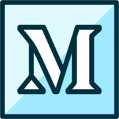 Medium New Logo Icon from Ultimate Duotone Set
