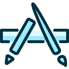 App Store Logo Icon from Ultimate Duotone Set