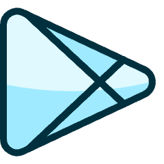 Play Store Logo Icon from Ultimate Duotone Set