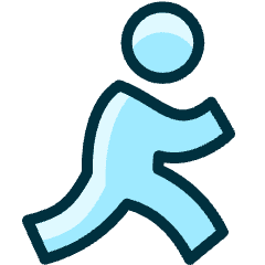 Aim Logo Icon from Ultimate Duotone Set